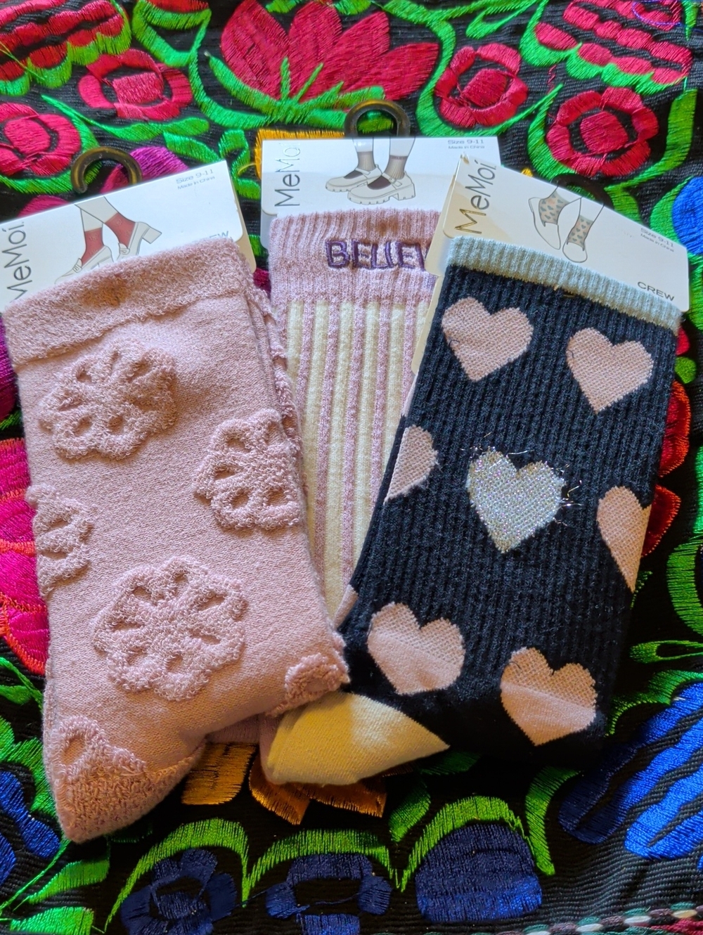 Memoi 3-Pairs Socks